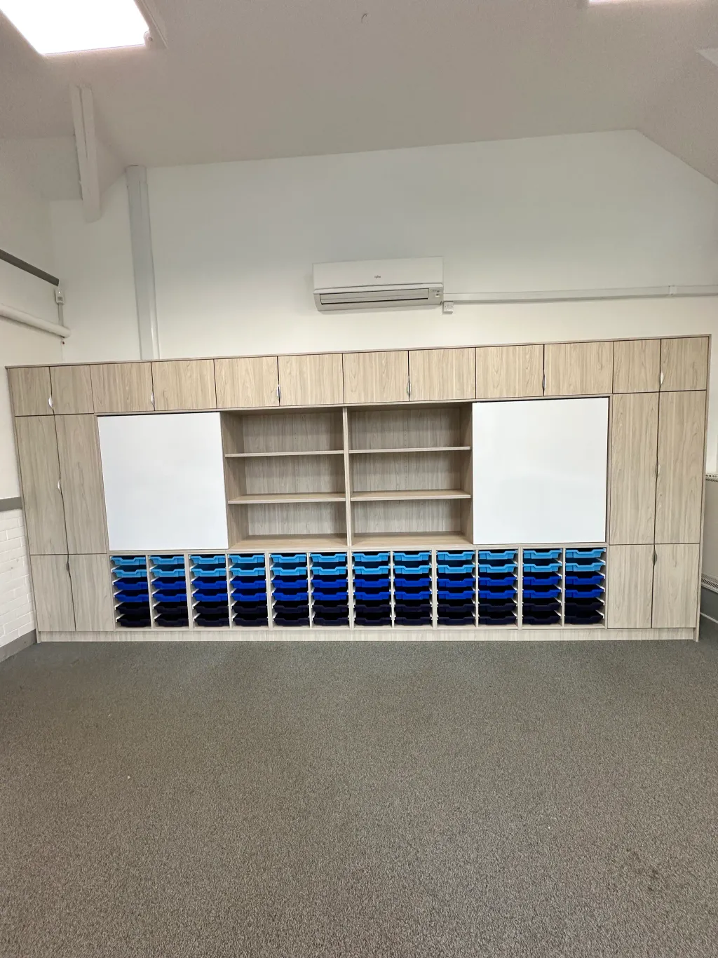 Teaching Storage Wall, August 2024
