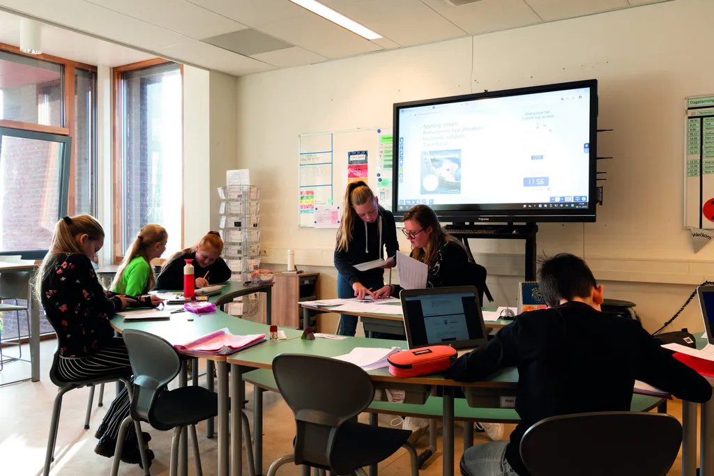 EromesMarko educational furniture in a modern classroom setting